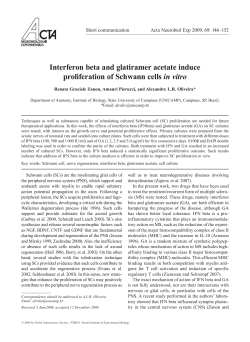 Interferon beta and glatiramer acetate induce proliferation of
