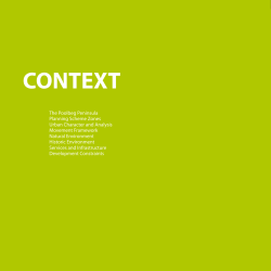 The Poolbeg Peninsula Planning Scheme Zones Urban Character