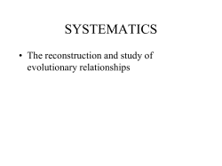 SYSTEMATICS