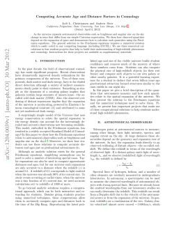 Computing Accurate Age and Distance Factors in Cosmology