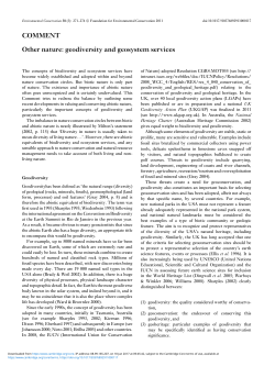 geodiversity and geosystem services