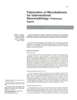 Fabrication of Microballoons for Interventional Neuroradiology