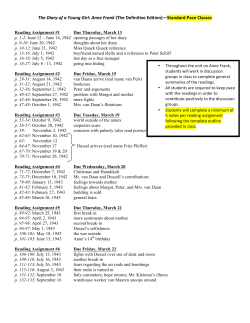 Anne Frank (The Definitive Edition)&mdash;Standard Pace