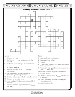Lesson 10 - Prestwick House