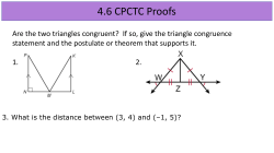4.6 CPCTC Proofs