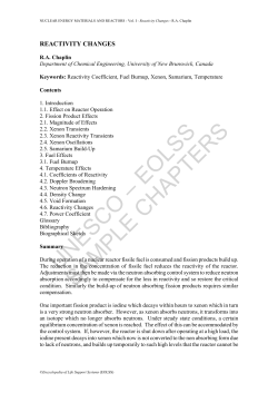 Reactivity Changes