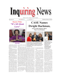 Inquiring News 2/10/16 - Eastern Connecticut State University
