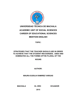 universidad t&eacute;cnica de machala academic unit of social sciences