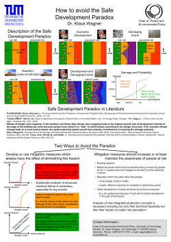 Poster Safe Development Paradox