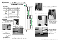 site fitting instruction Quantum 2 panel.cdr