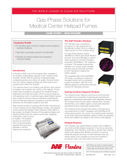 Gas-Phase Solutions for Medical Center Helipad