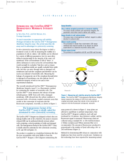 Introducing the CytoTox-ONE&trade; Homogeneous Membrane Integrity