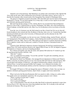 alpental&ndash;the beginning