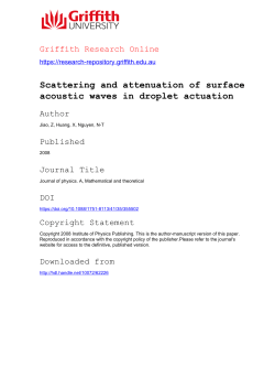 Scattering and attenuation of surface acoustic waves in