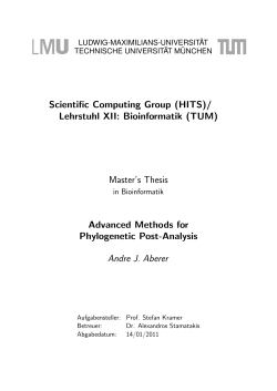 Advanced Methods for Phylogenetic Post-Analysis