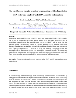 Site-specific gene cassette insertion using neither natural