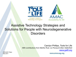 Assistive Technology Strategies and Solutions