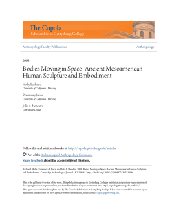 Bodies Moving in Space: Ancient Mesoamerican