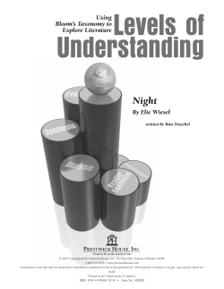 Night - Levels of Understanding - Sample PDF