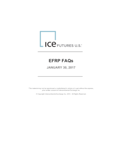 EFRP FAQs
