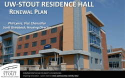 See the UW-Stout PowerPoint - University of Wisconsin System