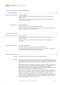 Anika Gro&szlig;hennig - EMA