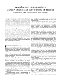 Asynchronous Communication: Capacity Bounds and Suboptimality