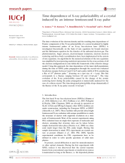 research papers - IUCr Journals