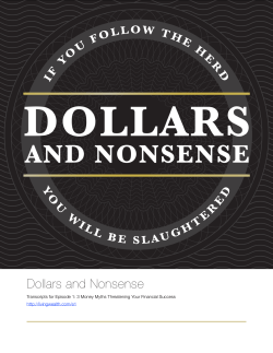 E1 Transcripts - Living Wealth