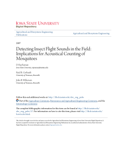 Detecting Insect Flight Sounds in the Field