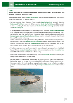 M2 Worksheet 1: Situation