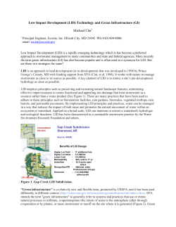 Low Impact Development (LID)