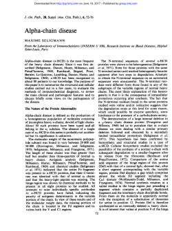 Alpha-chain disease - Journal of Clinical Pathology