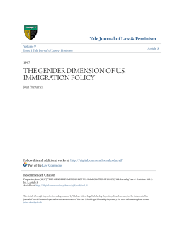 the gender dimension of us immigration policy
