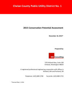 Conservation Potential Assessment