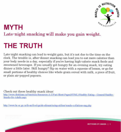 MYTH THE TRUTH