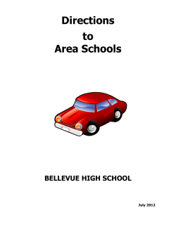 Directions to Area Schools