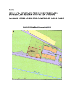 Item 5c 4/01064/16/FUL &ndash; NEW BUILDING TO ENCLOSE EXISTING