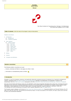 Manual - Max Planck Institute for Psycholinguistics