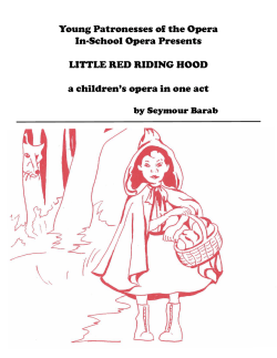Little Red Riding Hood Study Guide