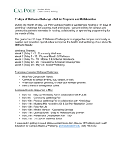 31 days of Wellness Challenge