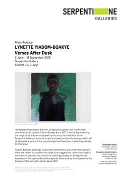 Lynette Yaidom-Boakye Press Release Final