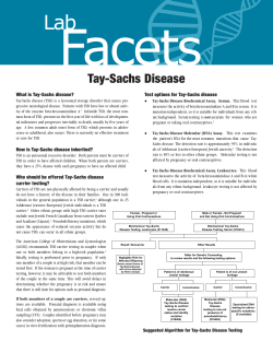 Tay-Sachs Disease (LabFacets)