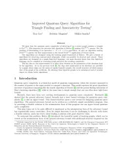 Improved Quantum Query Algorithms for Triangle Finding
