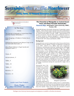 Sustaining the Pacific Northwest Newsletter &ndash; August 2009