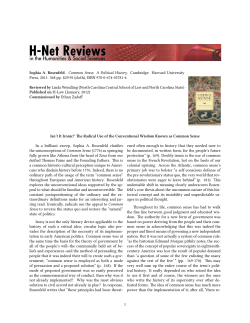 Isn`t It Ironic? The Radical Use of the Conventional Wisdom - H-Net