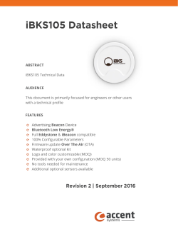 DOWNLOAD iBKS 105 DATASHEET