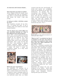 An Interview with Antonio Natale... How long have you been an artist