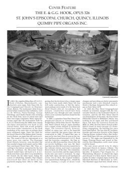 The American Organist Feature