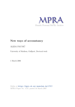 - Munich Personal RePEc Archive